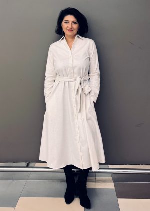 Rochie Lunga “Cafea cu Lapte”