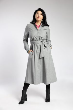 Rochie Lunga Light Grey