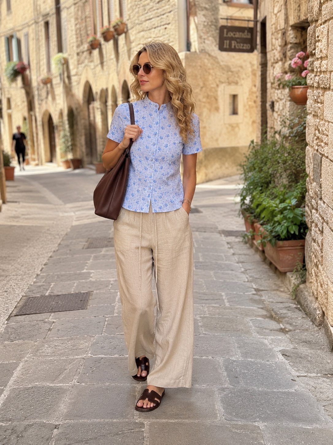 Camasa Dama Slim Fit Maneca Scurta Flori 2 Camasa Dama Slim Fit Maneca Scurta Flori - imagine 2